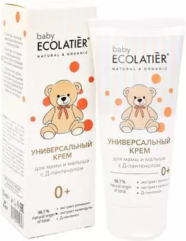 Крем Ecolatier Baby Универсальный для мамы и малыша с Д-пантенолом 0+ 100мл