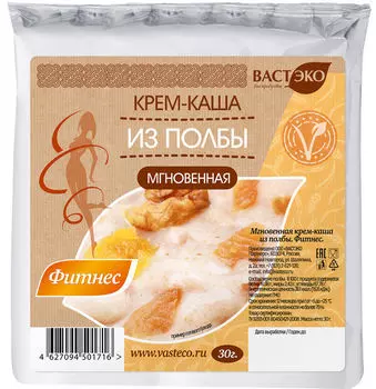 Крем-каша из полбы Вастэко Фитнес 30г
