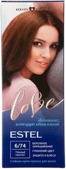 Крем-краска для волос Estel Love 6/74 Темный каштан