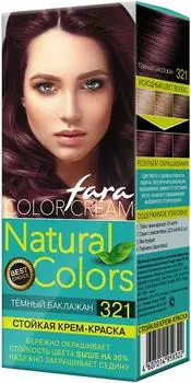 Крем-краска для волос Fara Natural Colors 321 Темный баклажан