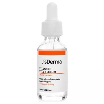 Сыворотка с ниацинамидом для выравнивания тона JsDerma Vitanate Vita-3 Serum