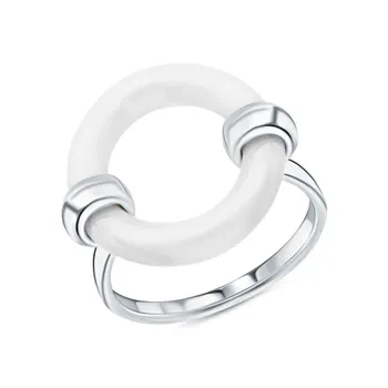 Серебряное кольцо с керамикой