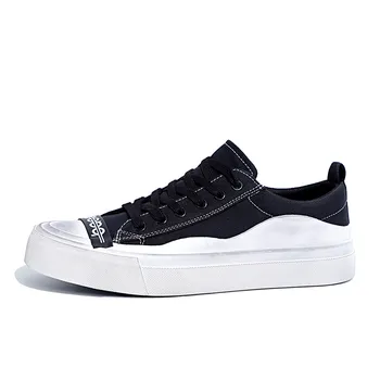 Кеды Baoda Skateboard Shoes Men Low-Top, черный/белый
