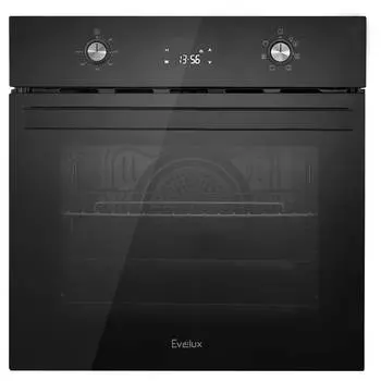 Духовой шкаф электрический EVELUX EO 640 PB, черный (EO 640 PB)