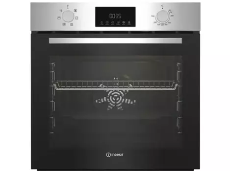 Духовой шкаф электрический Indesit IBFTE 3644 IX, серебристый (IBFTE3644IX)