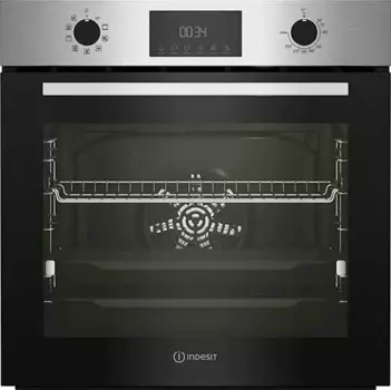 Духовой шкаф электрический Indesit IFE 3841 J IX, нержавеющая сталь (869890300040)