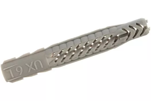 Дюбель универсальный 6мм x 50мм, нейлон, серый, 100шт., Fischer UX (72094)