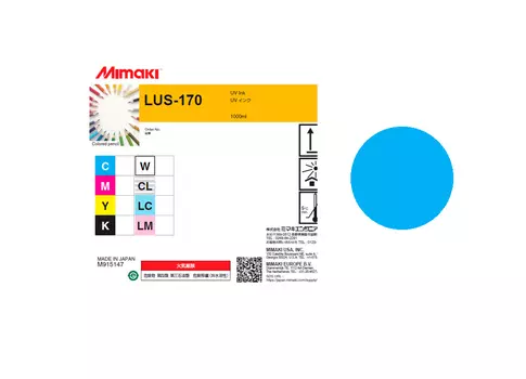 УФ чернила LUS-170UV LED Cyan, 1000 мл