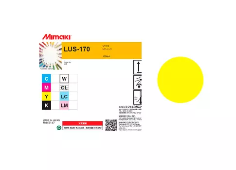 УФ чернила LUS-170UV LED Yellow, 1000 мл