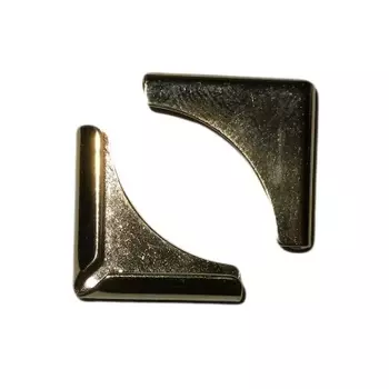 Уголок 15 мм Square Quarter Moon, 3.2 мм (золото)