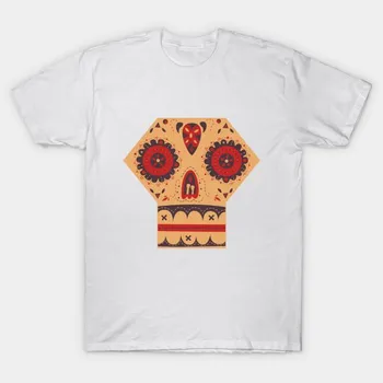 Футболка женская Calavera Harajuku Print Kawaii футболка летняя с коротким рукавом женская футболка топ футболка S