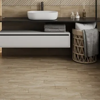 Настенная плитка Cracia Ceramica Shine 04 25x60 см 1.2 м цвет бежевый