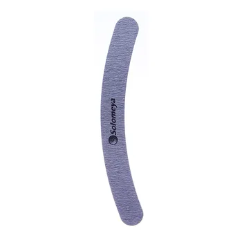 SOLOMEYA Пилка для ногтей 180/240 Бумеранг / Curved Zebra File