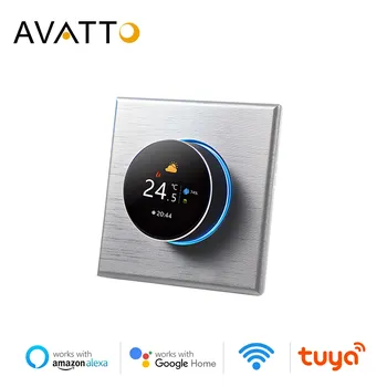 Смарт-термостат AVATTO Tuya с Wi-Fi, регулятором температуры