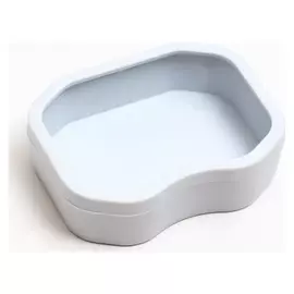 Кормушка для террариума, 9,8 х 7,55 х 2,8 см, белая