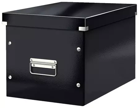 Короб архивный Leitz "Click &amp; Store" L, 310х320х360 мм, ламинированный картон, разборный, черный