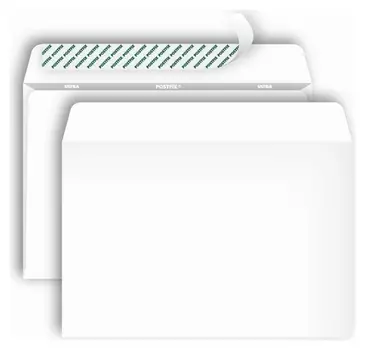 Конверты Postfix С4 стрип 229х324, 90г/м2 250шт/уп.