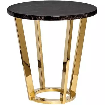 Стол журнальный Dark Emperador d55х57,2 см Garda Decor арт.33FS-ET20C05-PG