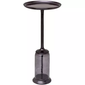 Стол журнальный "Luster Black" d29,5*h66см Garda Decor арт.69-22448