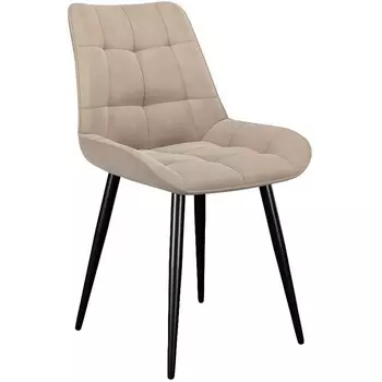 Стул 206М B03 BEIGE, ножки черные Dikline 00-00062225