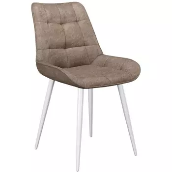 Стул 206М PRADO6 CAPPUCCINO, ножки белые Dikline 00-00062238