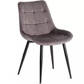 Стул ABRUZZO ( mod. 8060 ) / 2 шт. в упаковке Tetchair (Металл,Велюр/Серый) арт.24537