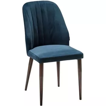 Стул Alen Diag blue/т. орех R-Home арт.410127162h_Diag blue_т.орех