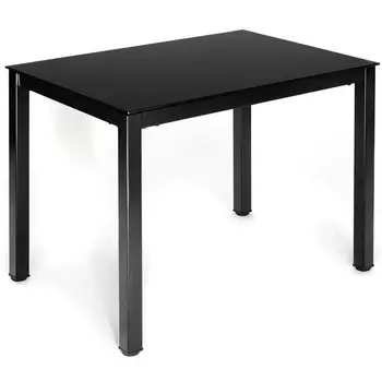 Стол VALIO ( mod. DT1165-1 ) черный (металл/стекло) (Tetchair)