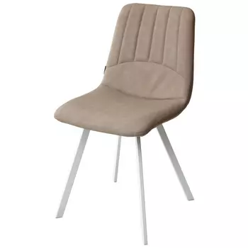 Стул RU-09 серо-бежевый винтаж/ белый каркас M-City Ashton 628M03808