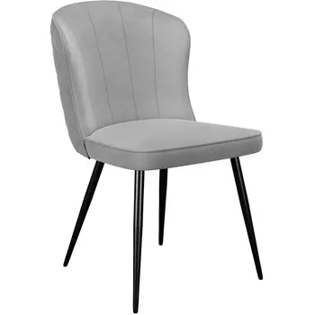 Стул B22 GREY, ножки черные Dikline 00-00060790