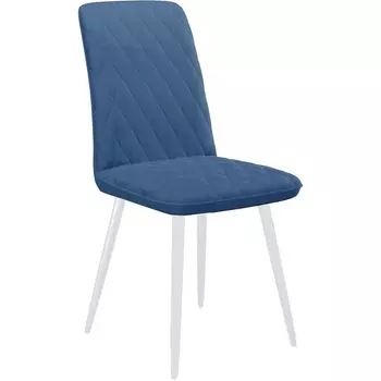 Стул B8 BLUE /ножки белые Dikline 00-00058019