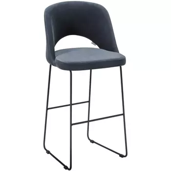Стул Бар. Lars Diag grey/Линк R-Home арт.410220140h_Diag grey_черн_БАР