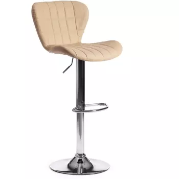 Стул барный AVIONIC (mod. KY712A) бежевый/хром (металл/экокожа) Tetchair 113664 15097