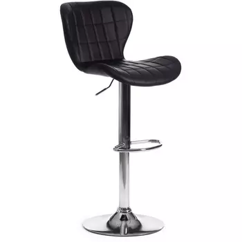 Стул барный AVIONIC (mod. KY712A) Tetchair (Черный,Хром).