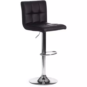 Стул барный BARBER (mod. KY711D) Tetchair (Черный,Хром).