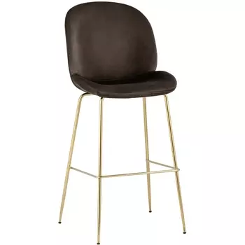 Стул барный со спинкой коричневый Stool Group УТ000025456