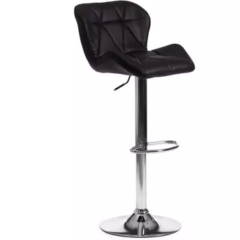 Стул барный BIAGGIO (mod. KY717) / 1 шт. в упаковке (Металл,Экокожа /Черный,Хром) Tetchair