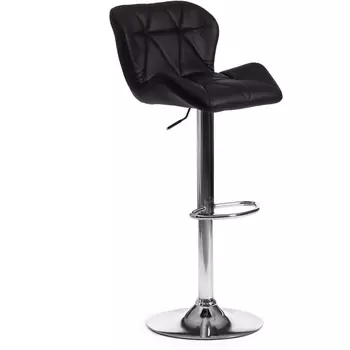 Стул барный BIAGGIO (mod. KY717) черный/хром (металл/экокожа) Tetchair 113666 15101