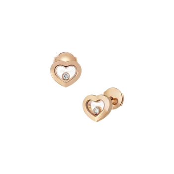 Серьги Chopard Happy Diamonds Icons - Серьги, розовое золото, бриллианты