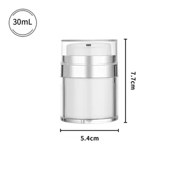 15G/30G/50G/100G вакуумный флакон для крема, пресс-флакон для лосьона, флакон для крема для лица, флакон для лосьона без трубочки 15g