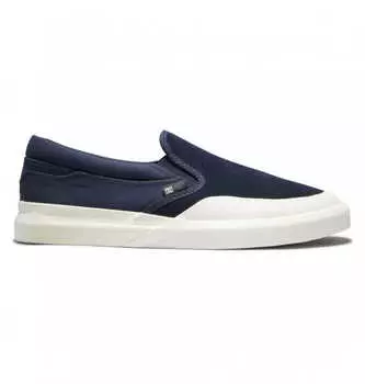 Мужские Кожаные Слипоны DC Dc Infinite Navy