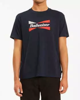 Мужская Футболка Bud Flag