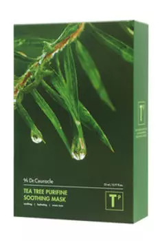 Набор тканевых масок с чайным деревом для проблемной кожи лица Dr.Ceuracle Dr.Ceuracle Tea Tree Purifine Soothing Mask 10 Pack