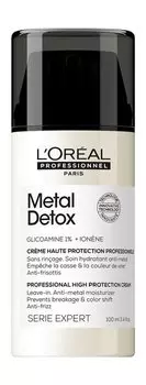 Несмываемый крем для защиты волос L'Oreal Professionnel Serie Expert Metal Detox High Protection Cream