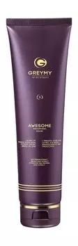 Несмываемый разглаживающий бальзам для придания блеска волосам Greymy Awesome Smoothing Balm