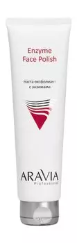 Очищающая паста-эксфолиант для лица с энзимами Aravia Professional Enzyme Face Polish