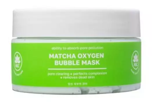 Очищающая пузырьковая маска с экстрактом чая матча NSC Name Skin Care Matcha Oxygen Bubble Mask