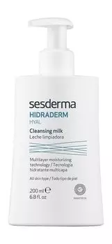 Очищающее молочко для лица и тела с гиалуроновой кислотой Sesderma Hidraderm Hyal Cleansing Milk