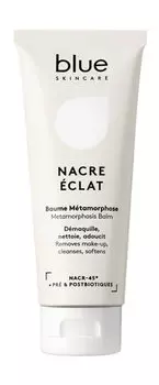 Очищающий бальзам для снятия макияжа с перламутром и пребиотиками Blue Skincare Metamorphosis Balm
