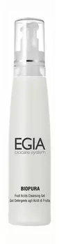 Очищающий гель для лица с фруктовыми кислотами Egia Biopura Fruit Acids Cleansing Gel